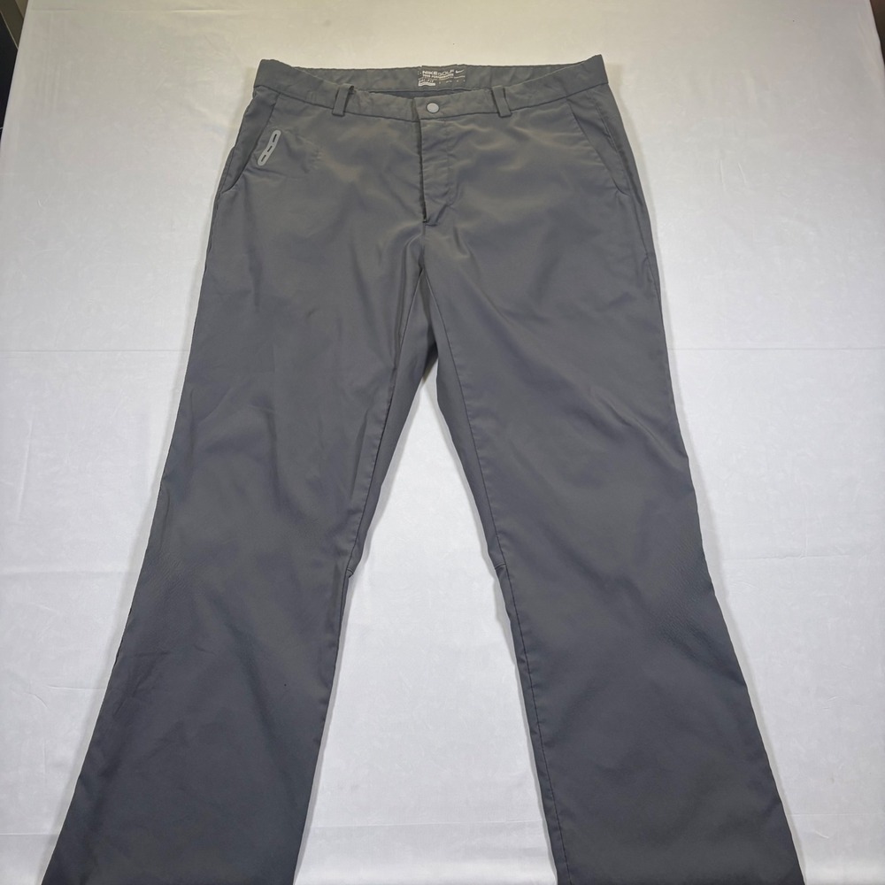Nike Golf Tour Performance Dri-FIT Mens Grey‎ Pants 36x32 Athletic Trousers